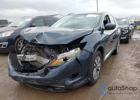 2017 Nissan Murano Sv z USA, uszkodzony, nr VIN 5N1AZ2MH3HN112999